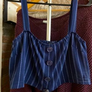 Really cute two piece striped set